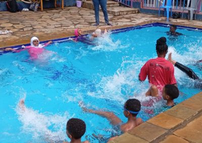 swimming